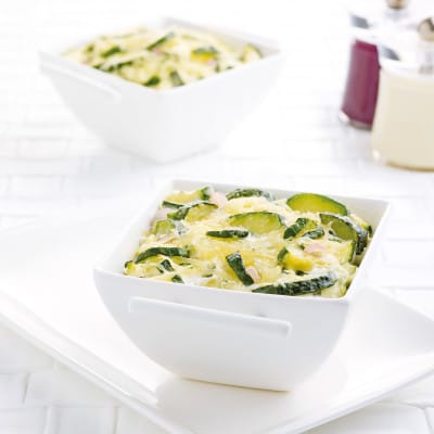 Courgettes façon gratin